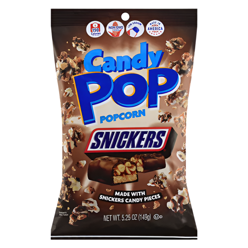 Candy Pop Popcorn Snickers
