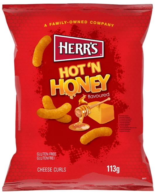 Herr’s Hot ‘n Honey Cheese Curls 113gr