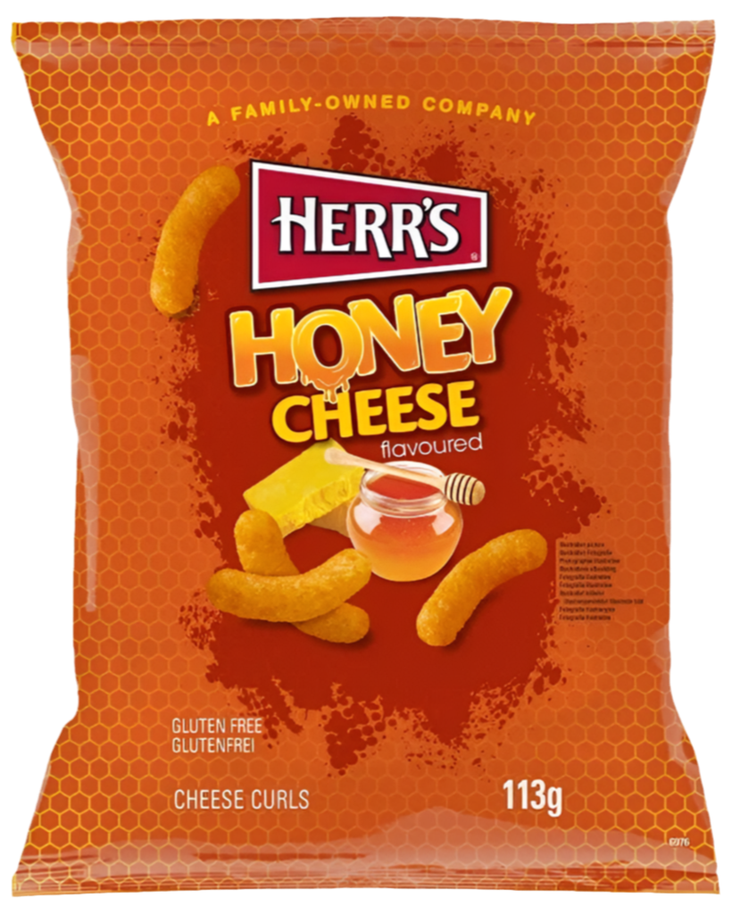 Herr’s Honey Cheese Curls 113gr