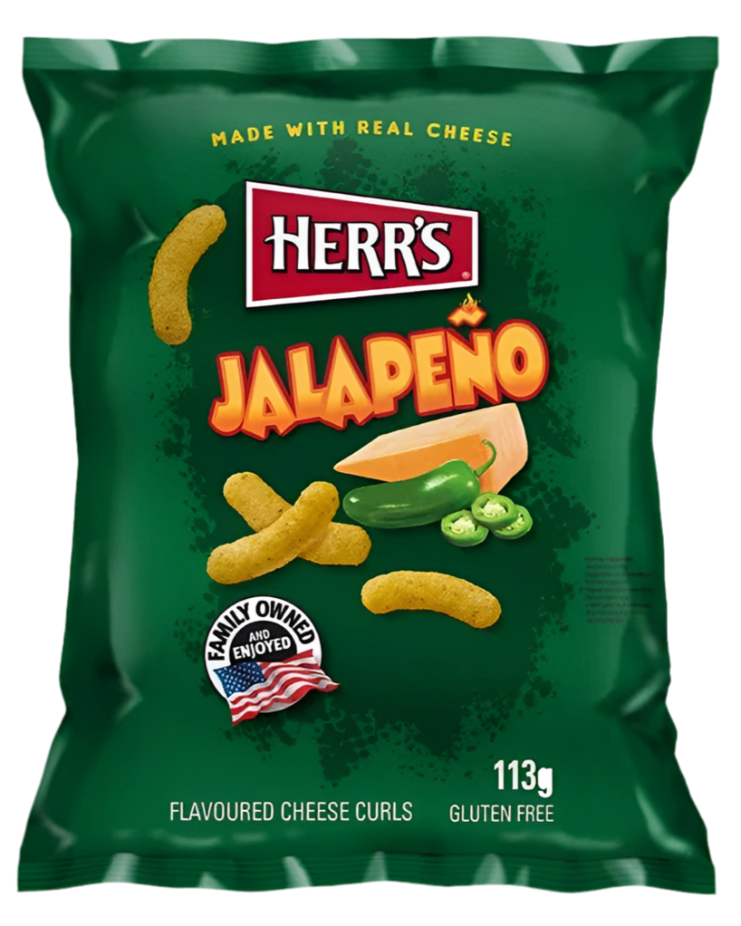 Herr’s Jalapeno Cheese Curls 113gr